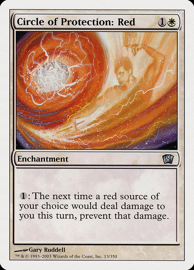 Circle of Protection: Red [Eighth Edition] | Galaxy Games LLC