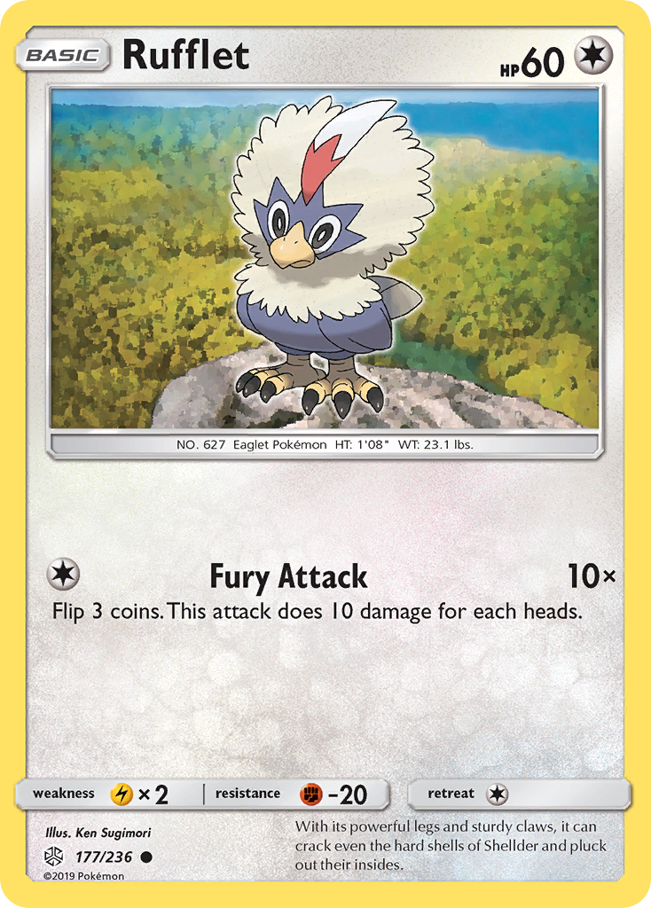 Rufflet (177/236) [Sun & Moon: Cosmic Eclipse] | Galaxy Games LLC