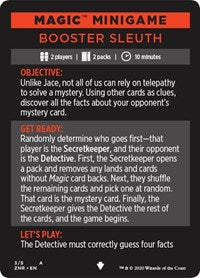 Magic Minigame: Booster Sleuth [Zendikar Rising] | Galaxy Games LLC