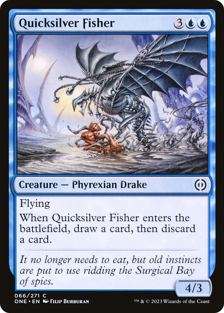 Quicksilver Fisher [Phyrexia: All Will Be One] | Galaxy Games LLC