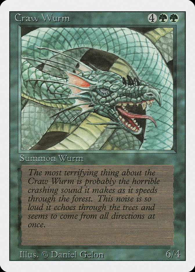 Craw Wurm [Revised Edition] | Galaxy Games LLC