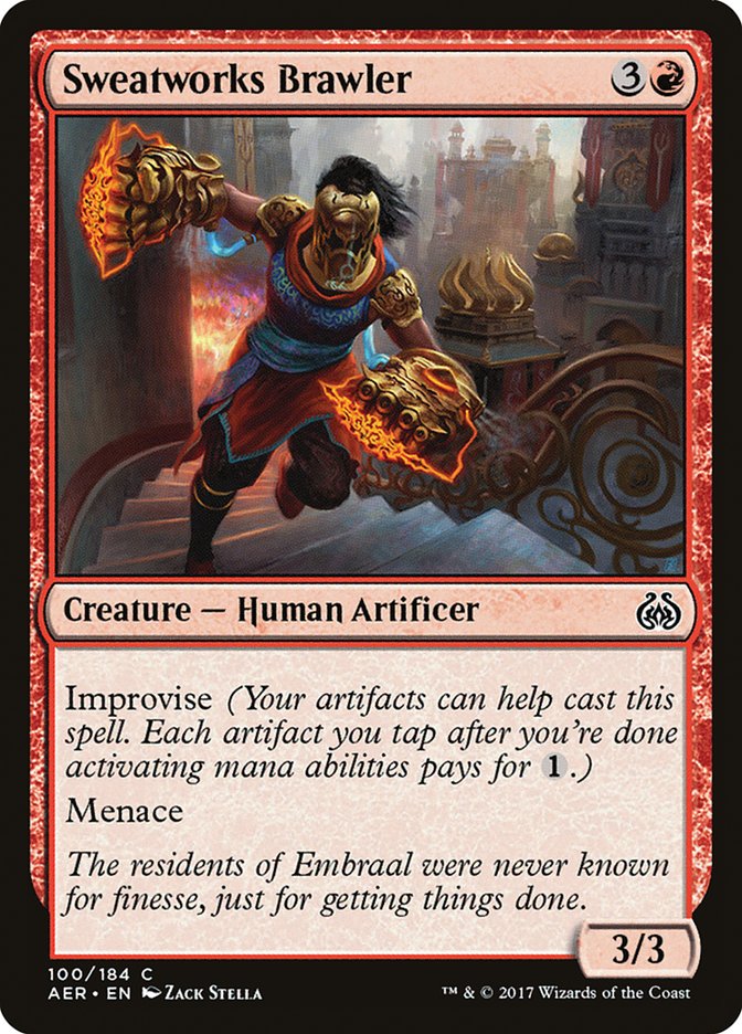 Sweatworks Brawler [Aether Revolt] | Galaxy Games LLC