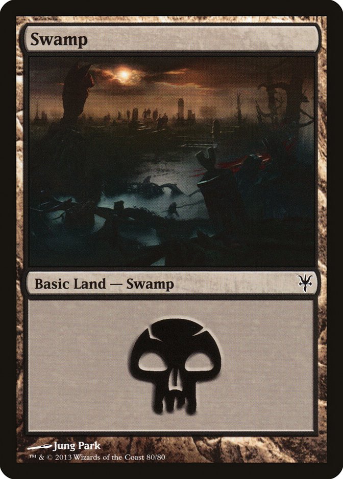 Swamp (80) [Duel Decks: Sorin vs. Tibalt] | Galaxy Games LLC