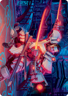 Isshin, Two Heavens as One 1 Art Card [Kamigawa: Neon Dynasty Art Series] | Galaxy Games LLC