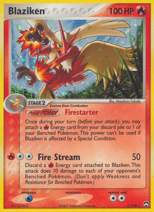 Blaziken (5/108) [EX: Power Keepers] | Galaxy Games LLC