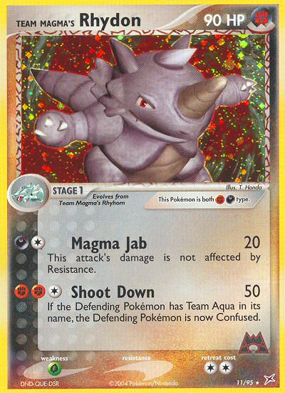 Team Magma's Rhydon (11/95) [EX: Team Magma vs Team Aqua] | Galaxy Games LLC