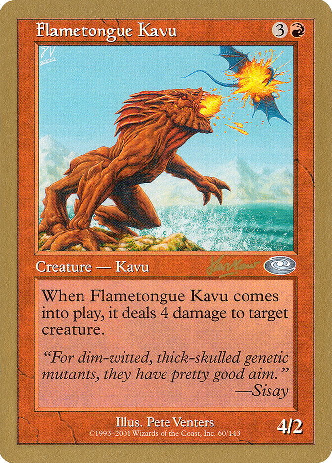 Flametongue Kavu (Sim Han How) [World Championship Decks 2002] | Galaxy Games LLC