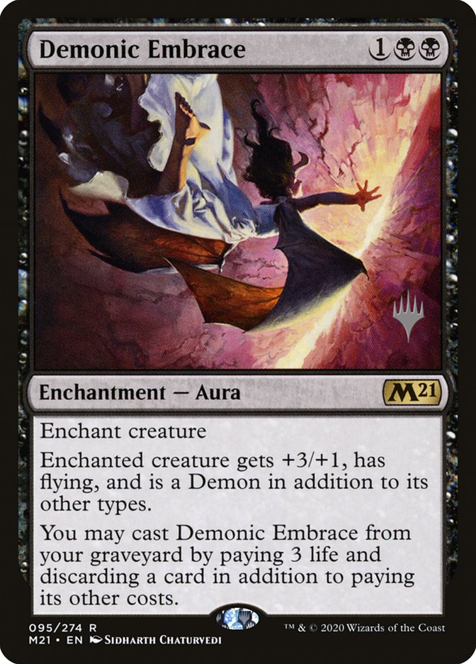 Demonic Embrace (Promo Pack) [Core Set 2021 Promos] | Galaxy Games LLC