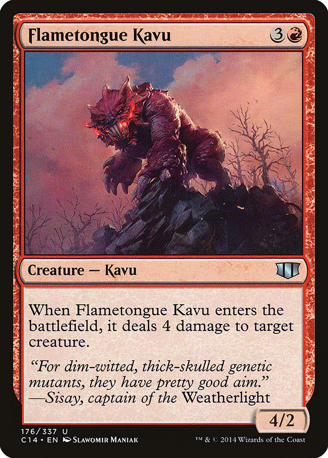 Flametongue Kavu [Commander 2014] | Galaxy Games LLC