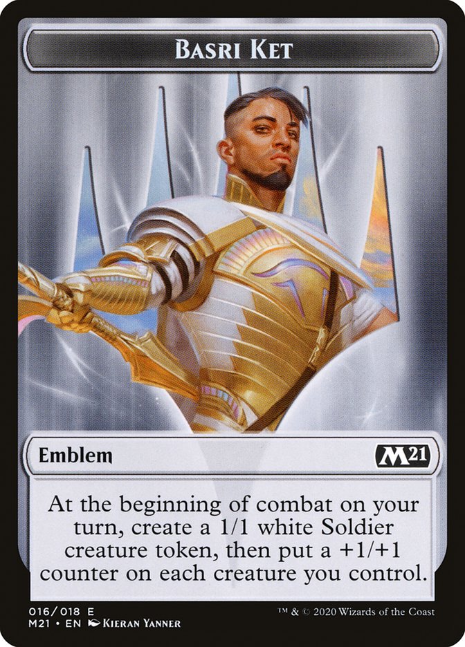 Basri Ket Emblem [Core Set 2021 Tokens] | Galaxy Games LLC