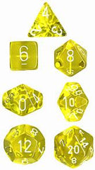 Chessex: Translucent Polyhedral Dice Set | Galaxy Games LLC