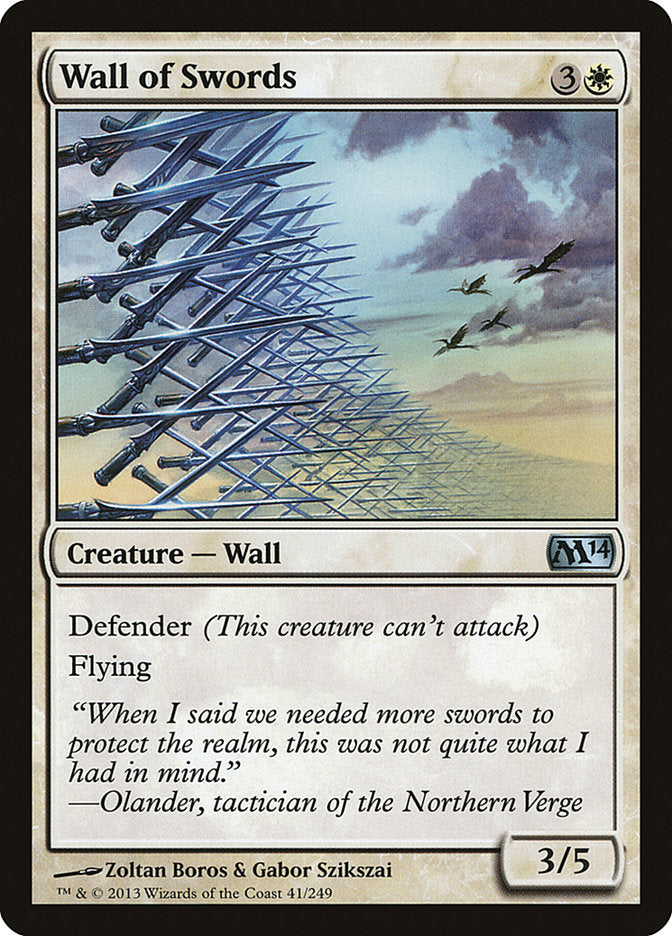 Wall of Swords [Magic 2014] | Galaxy Games LLC