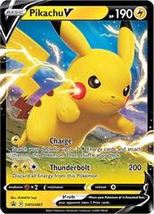 Pikachu V - SWSH061 [SWSH: Sword & Shield Promo Cards] | Galaxy Games LLC