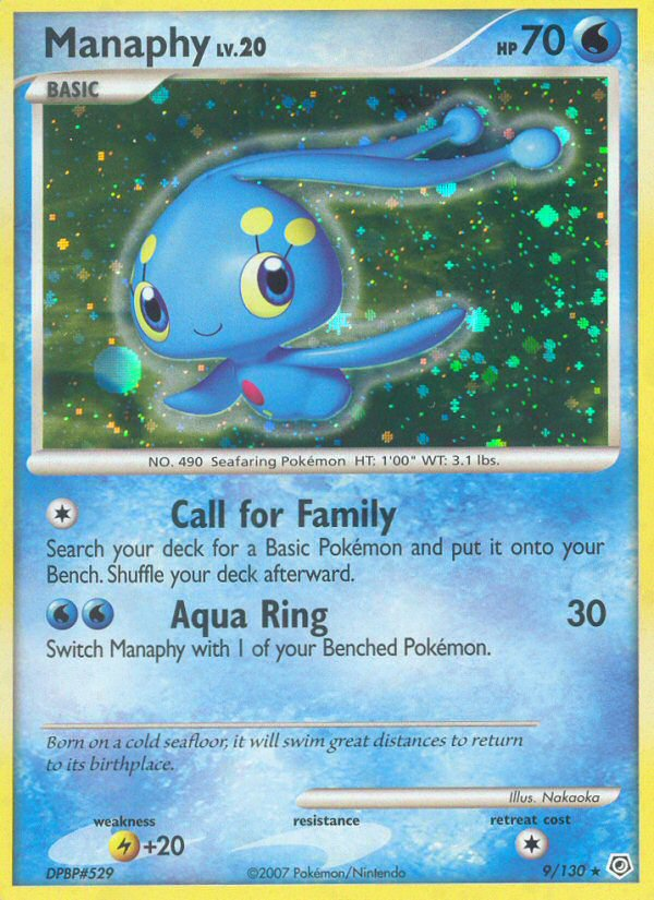 Manaphy (9/130) [Diamond & Pearl: Base Set] | Galaxy Games LLC