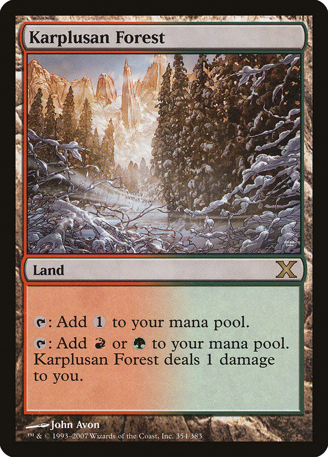 Karplusan Forest [Tenth Edition] | Galaxy Games LLC