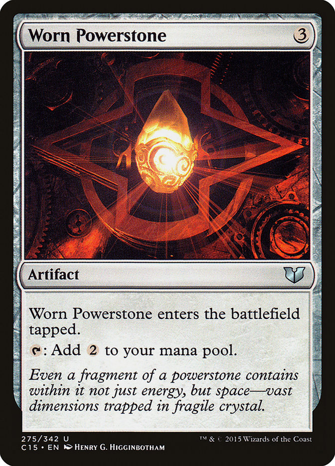 Worn Powerstone [Commander 2015] | Galaxy Games LLC