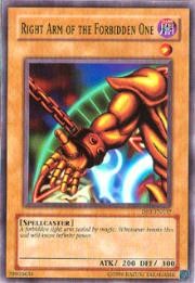 Right Arm of the Forbidden One [DB1-EN137] Common | Galaxy Games LLC