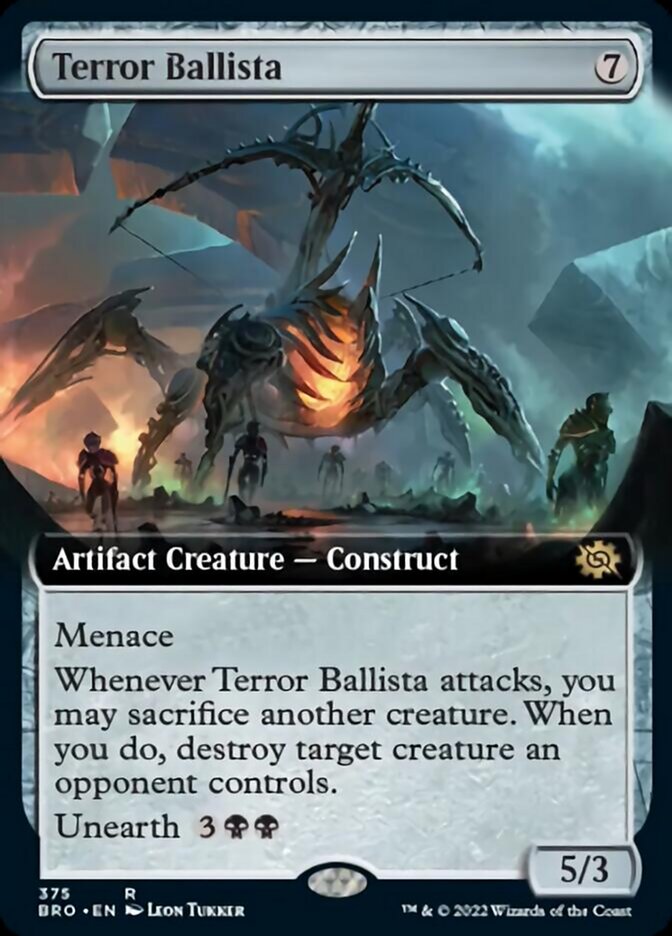 Terror Ballista (Extended Art) [The Brothers' War] | Galaxy Games LLC