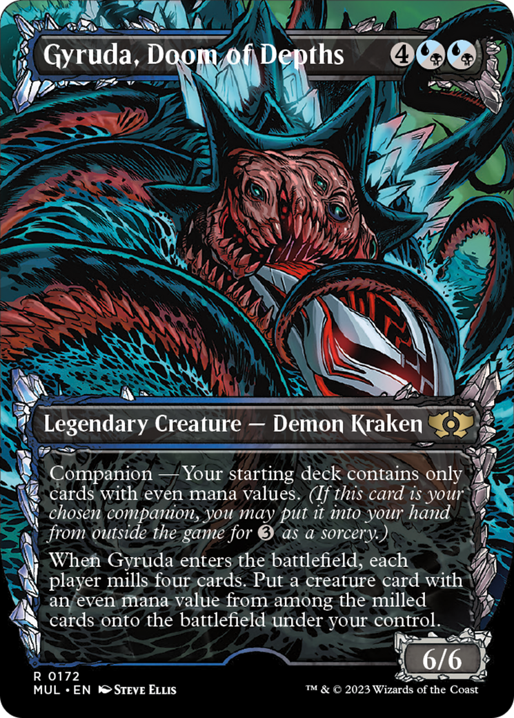 Gyruda, Doom of Depths (Halo Foil) [Multiverse Legends] | Galaxy Games LLC