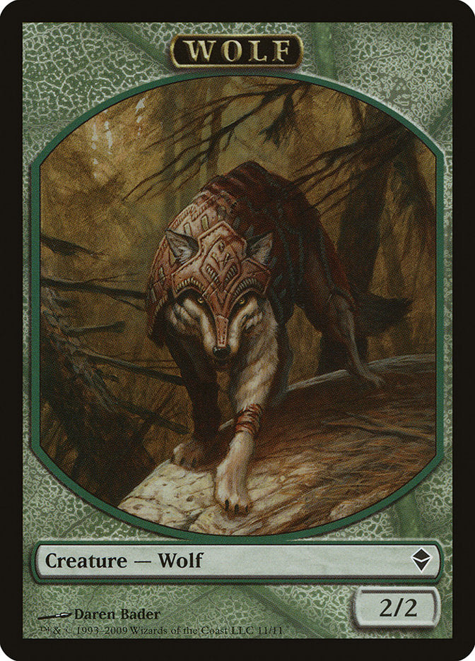 Wolf Token [Zendikar Tokens] | Galaxy Games LLC