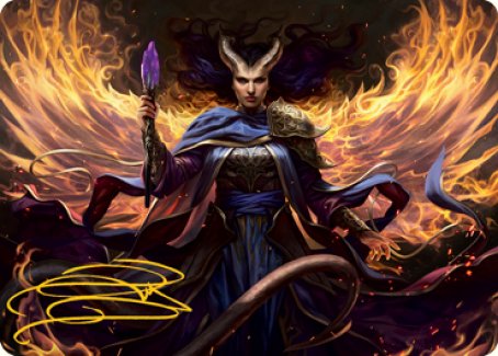 Farideh, Devil's Chosen Art Card (Gold-Stamped Signature) [Dungeons & Dragons: Adventures in the Forgotten Realms Art Series] | Galaxy Games LLC