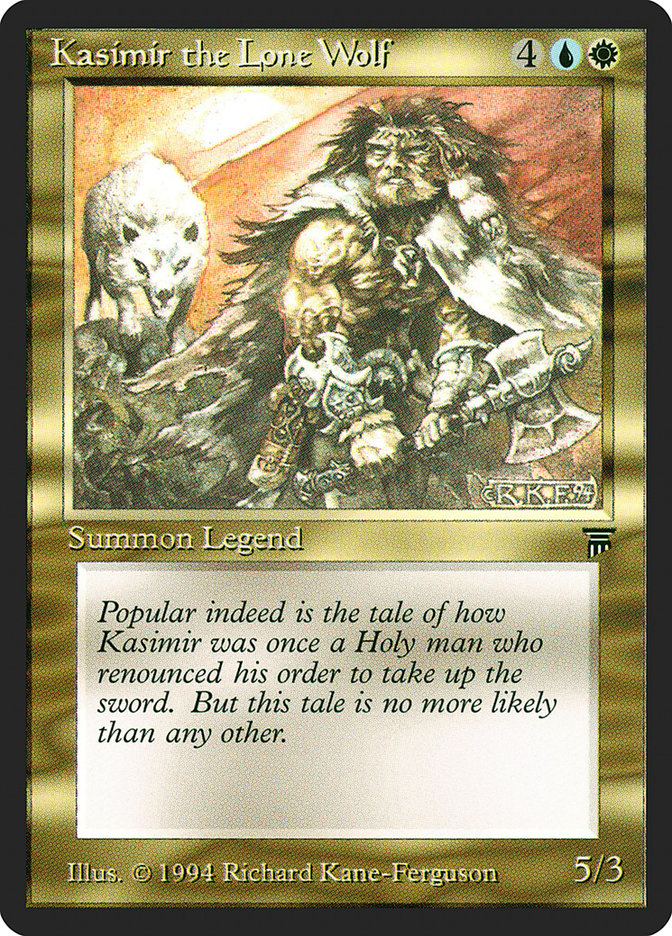 Kasimir the Lone Wolf [Legends] | Galaxy Games LLC