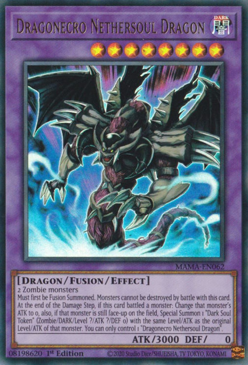 Dragonecro Nethersoul Dragon [MAMA-EN062] Ultra Rare | Galaxy Games LLC