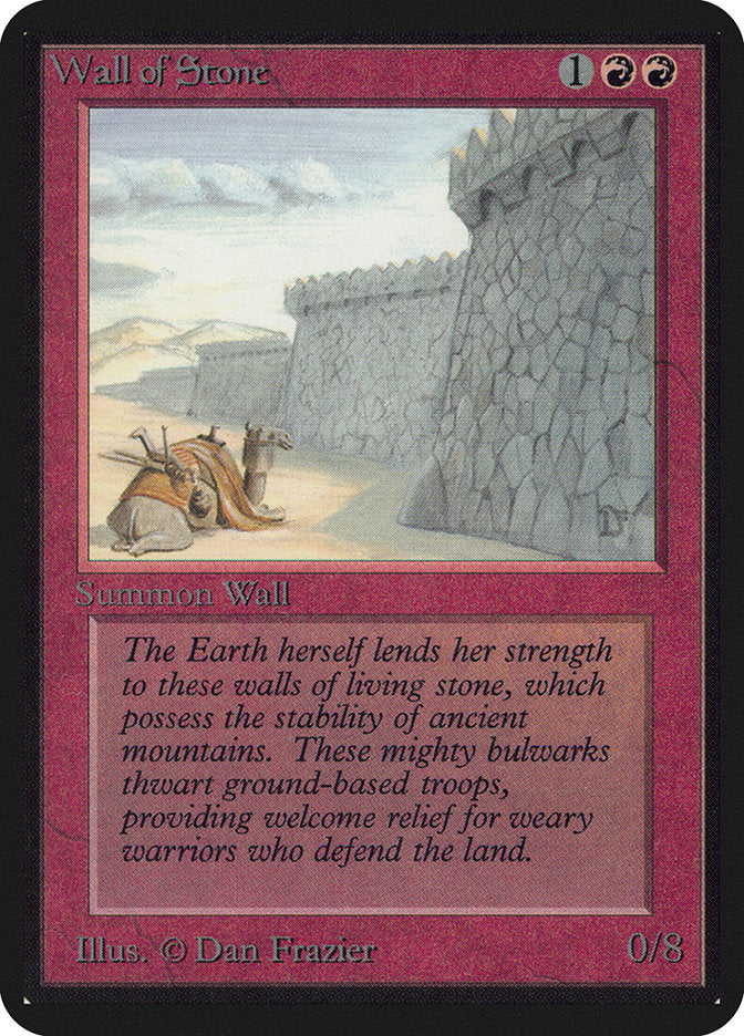 Wall of Stone [Alpha Edition] | Galaxy Games LLC
