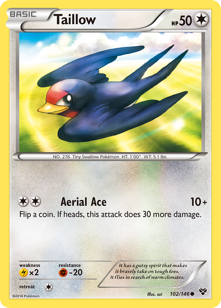 Taillow (102/146) [XY: Base Set] | Galaxy Games LLC