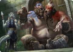 Ettin Art Card [Dungeons & Dragons: Adventures in the Forgotten Realms Art Series] | Galaxy Games LLC
