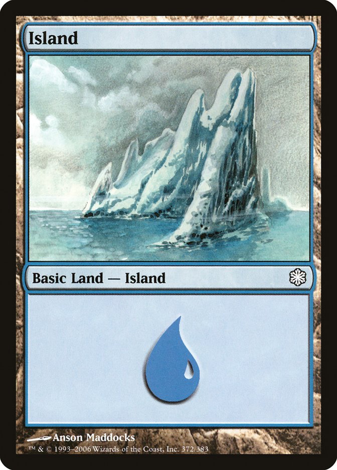 Island (372) [Coldsnap Theme Decks] | Galaxy Games LLC