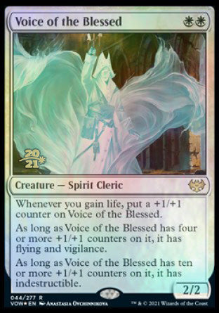 Voice of the Blessed [Innistrad: Crimson Vow Prerelease Promos] | Galaxy Games LLC
