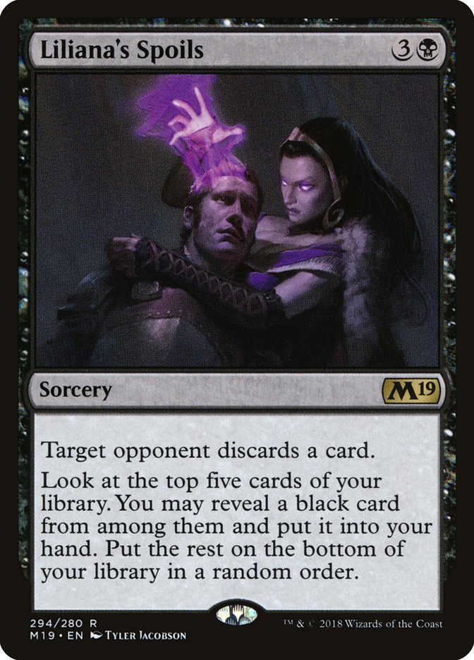 Liliana's Spoils [Core Set 2019] | Galaxy Games LLC