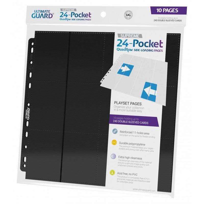 24-Pocket QuadRow™ Side-Loading Pages (10) | Galaxy Games LLC