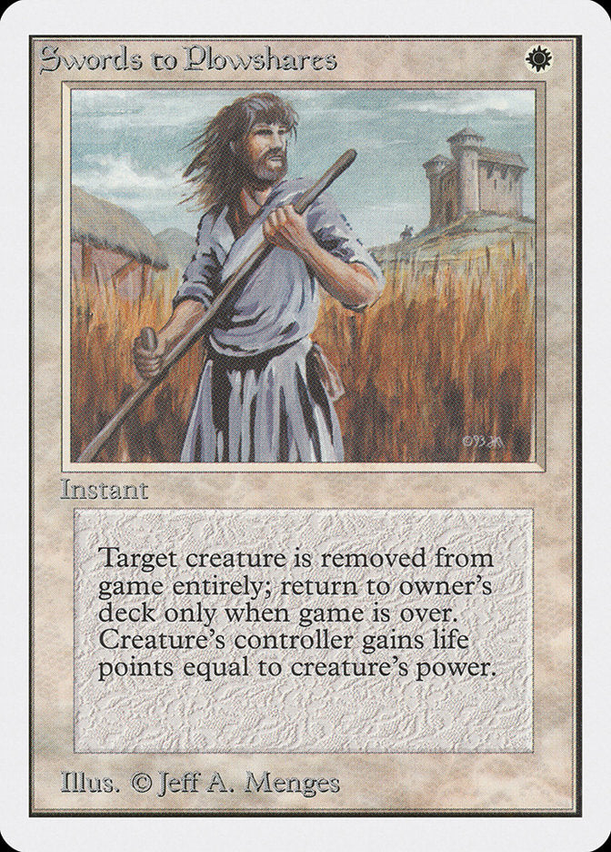 Swords to Plowshares [Unlimited Edition] | Galaxy Games LLC