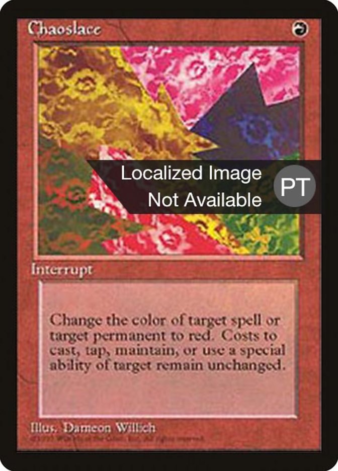 Chaoslace [Fourth Edition (Foreign Black Border)] | Galaxy Games LLC