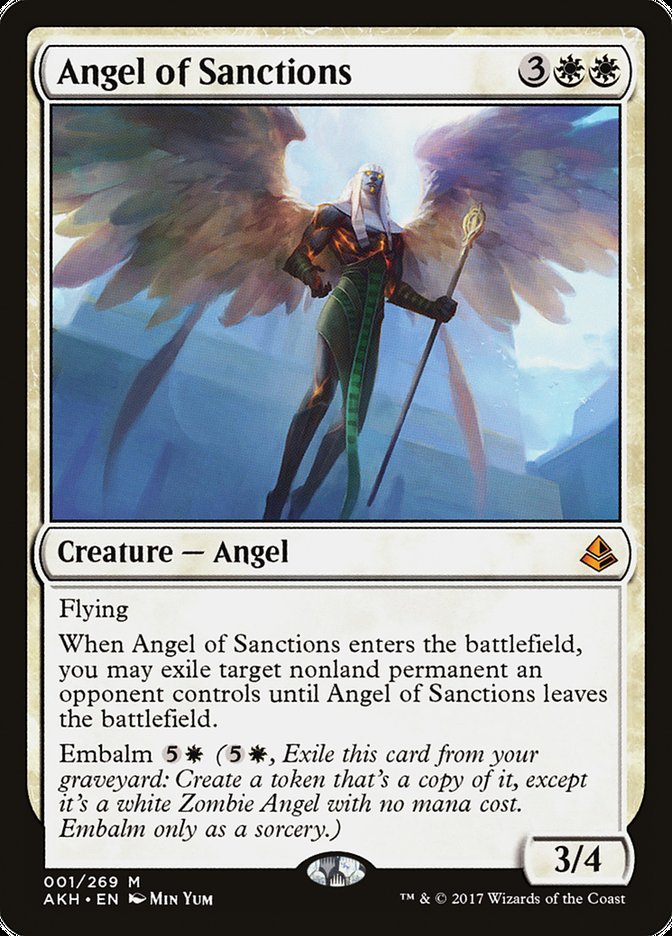 Angel of Sanctions [Amonkhet] | Galaxy Games LLC