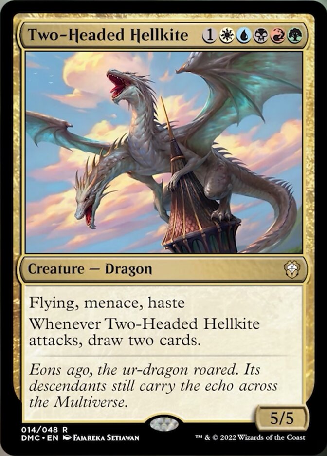 Two-Headed Hellkite [Dominaria United Commander] | Galaxy Games LLC