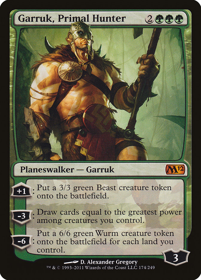 Garruk, Primal Hunter [Magic 2012] | Galaxy Games LLC