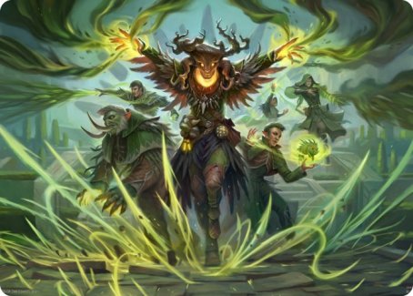 Witherbloom Command Art Card [Strixhaven: School of Mages Art Series] | Galaxy Games LLC