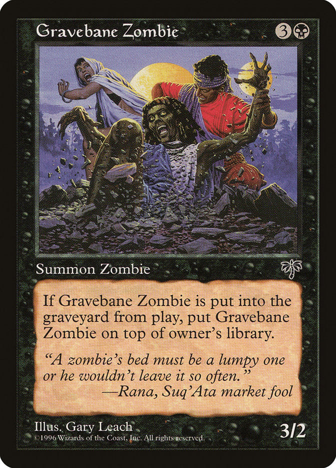 Gravebane Zombie [Mirage] | Galaxy Games LLC