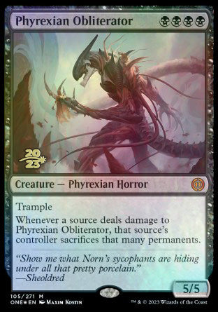 Phyrexian Obliterator [Phyrexia: All Will Be One Prerelease Promos] | Galaxy Games LLC