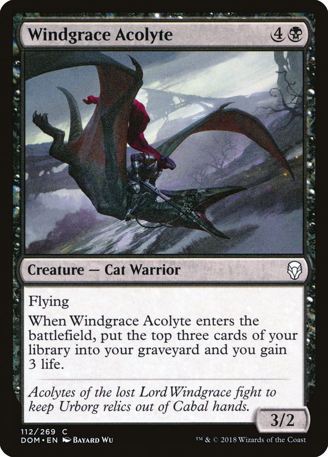 Windgrace Acolyte [Dominaria] | Galaxy Games LLC