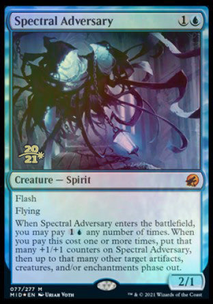 Spectral Adversary [Innistrad: Midnight Hunt Prerelease Promos] | Galaxy Games LLC