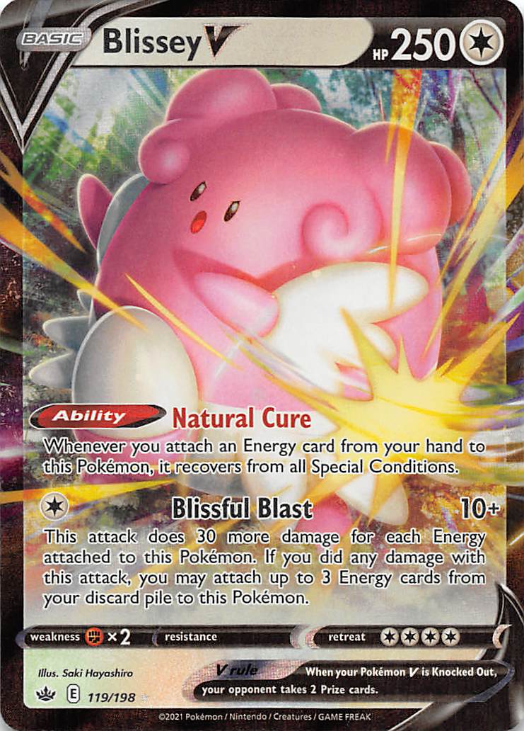 Blissey V (119/198) [Sword & Shield: Chilling Reign] | Galaxy Games LLC