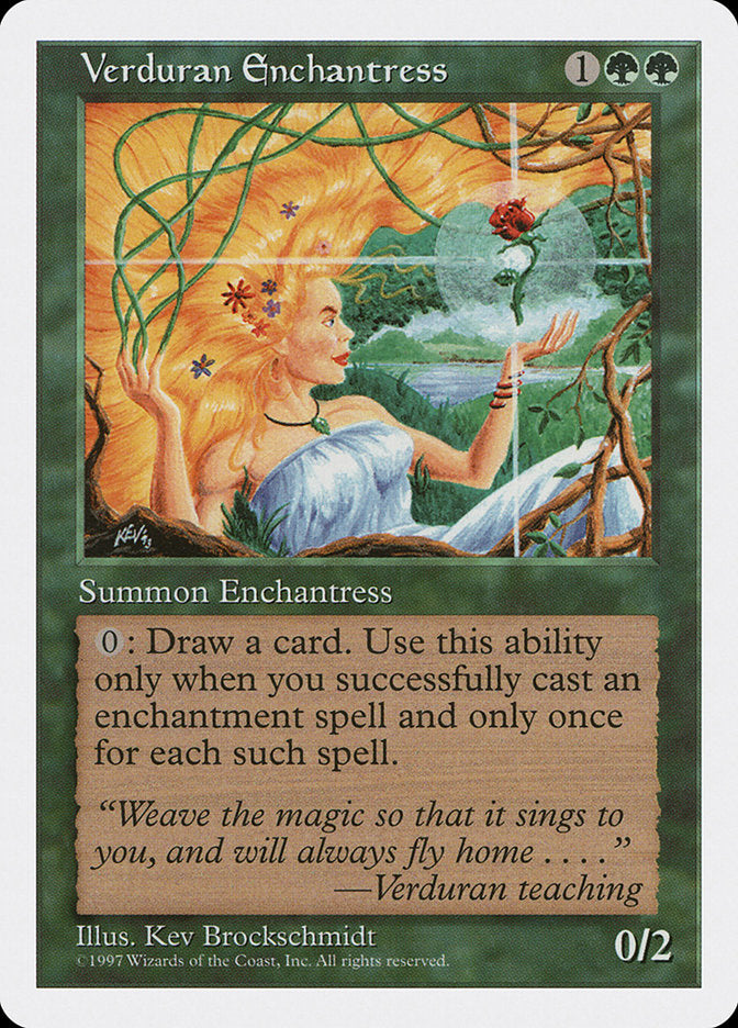 Verduran Enchantress [Fifth Edition] | Galaxy Games LLC