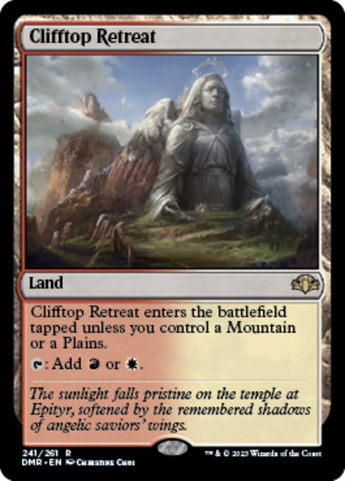 Clifftop Retreat [Dominaria Remastered] | Galaxy Games LLC