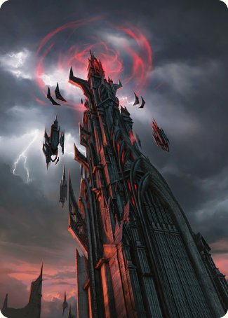 Barad-dur Art Card [The Lord of the Rings: Tales of Middle-earth Art Series] | Galaxy Games LLC