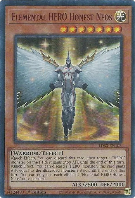 Elemental HERO Honest Neos (Red) [LDS3-EN102] Ultra Rare | Galaxy Games LLC