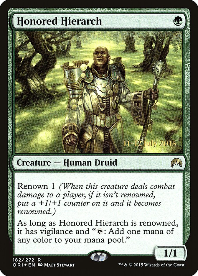 Honored Hierarch [Magic Origins Prerelease Promos] | Galaxy Games LLC